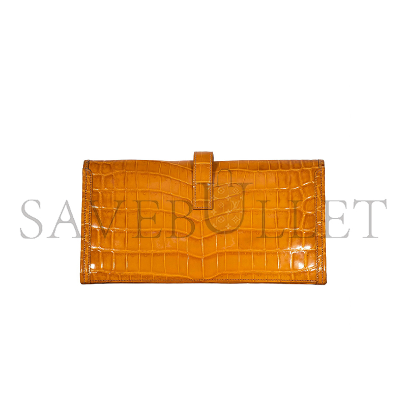 H**me5 master jige elan clutch 29 crocodile orange (29*15*3cm)